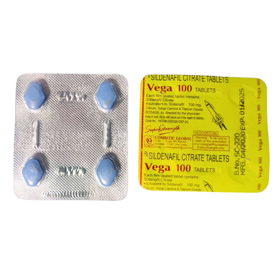 ORIGINAL VEGA 100MG MALE TIMING 4 TABLETS STRIP MADE IN INDIA - Oshi.pk - Buy & Sell Online