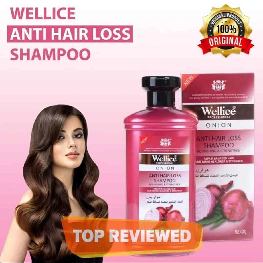 Original Wellice Onion Anti Hair Loss Shampoo 400ml - Oshi.pk - Buy & Sell Online