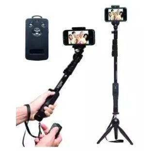 Original YT 1288 Bluetooth Selfie Stick Extendable Handheld Monopod Tripod YT 1288 Portable Holder for Cameras and Phones - Oshi.pk - Buy & Sell Online