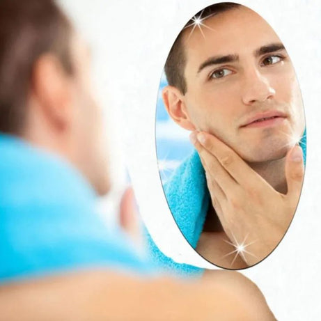 Oval Shape Mirror Wall Sticker Size 11 inch - Oshi.pk - Buy & Sell Online