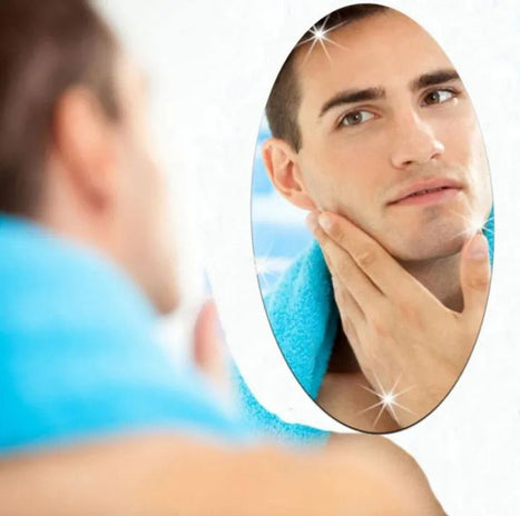 Oval Shape Mirror Wall Sticker Size 11 inch - Oshi.pk - Buy & Sell Online