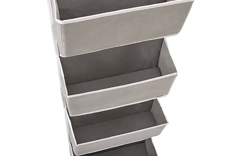 Over the Door Hanging Organizer with 4 Pocket, Home Storage Organizer with Hook for Pantry Baby Nursery Bathroom Closet Dorm - Oshi.pk - Buy & Sell Online