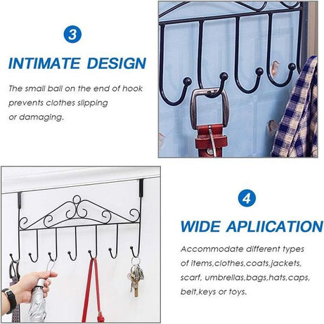 Over The Door Hooks for Hanging Over Door Towel Rack Coat Rack Hanger - Oshi.pk - Buy & Sell Online