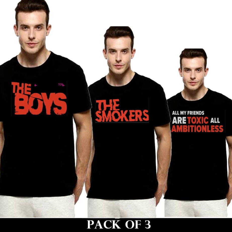 Pack Of 3 T-Shirts For Mens - Oshi.pk - Buy & Sell Online