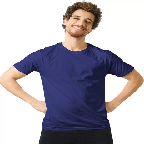 Pack of 1 - Best Quality Plain Short Sleeve Round Neck Basic T-shirt for Men/Boys - Oshi.pk - Buy & Sell Online
