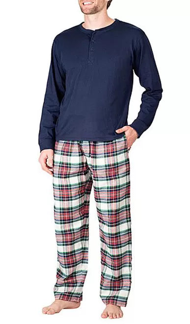 Pack of 1 -Best Quality Fleece Night Wear Checkered Pajama for Men/Boys - Oshi.pk - Buy & Sell Online