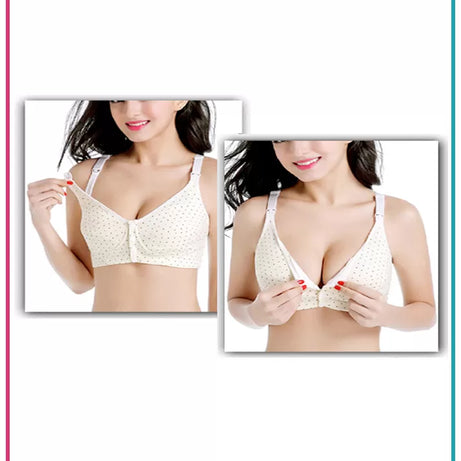 Imported Best Quality Button Front Open Non Padded Bras for Women