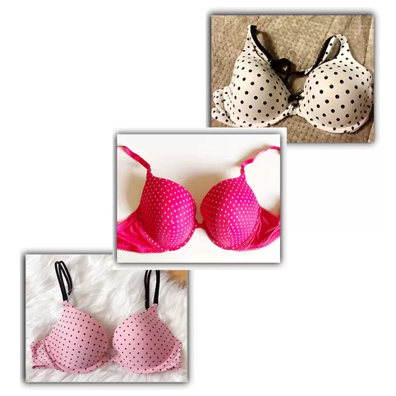 Imported Best Quality Polka Dotted Padded Bras for Women/Girls - Oshi.pk - Buy & Sell Online