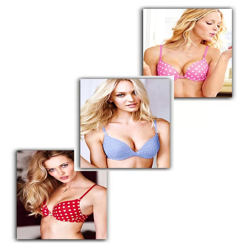 Imported Best Quality Polka Dotted Padded Bras for Women/Girls - Oshi.pk - Buy & Sell Online