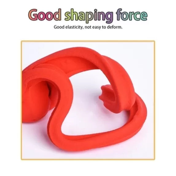 Pack Of 12 - Light Anti Stress Plasticine Supplies Fluffy Slime Toys Soft Putty Clay Fidget Bubble Gum Kids Girls Gifts - Oshi.pk - Buy & Sell Online