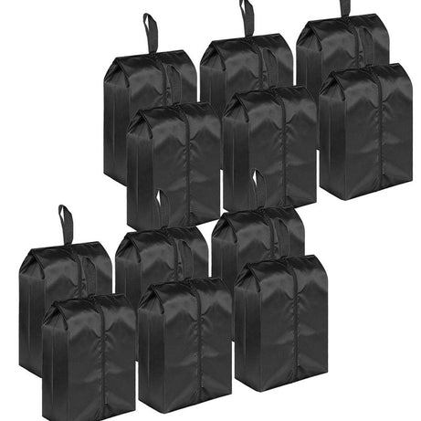 Pack of 12 - Travel Shoe Bag with Tough Zip Pouch Storage Waterproof Organizer - Oshi.pk - Buy & Sell Online