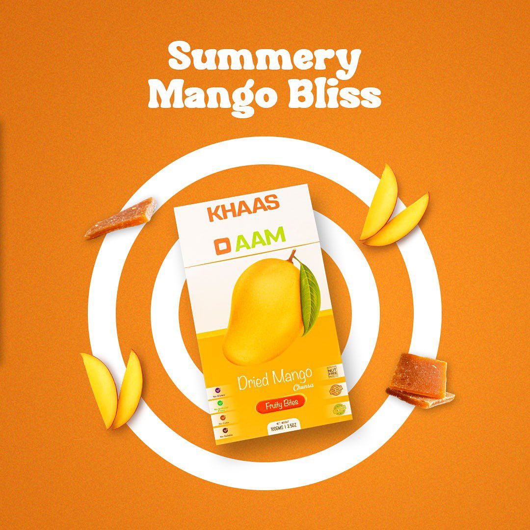 Pack of 12 KhasoAam Mango Chaunsa Flavor 100 Gm, 100% Natural Dried Mango Fruit Candy Premium Mango Fruit Bar, Aam Papad Mango Pulp Jelly Fruit Bites - Oshi.pk - Buy & Sell Online