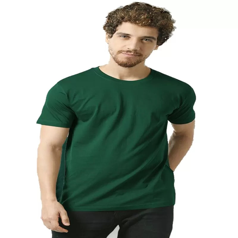 Pack of 2 - Best Quality Plain Short Sleeve Round Neck Basic T-shirt for Men/Boys - Oshi.pk - Buy & Sell Online