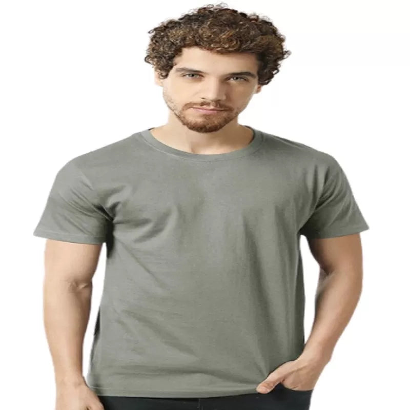 Pack of 2 - Best Quality Plain Short Sleeve Round Neck Basic T-shirt for Men/Boys - Oshi.pk - Buy & Sell Online