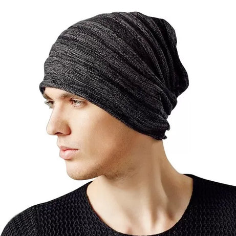 Pack of 2 - Winter Warm Velvet Woolen Cap For Men/Boys - Oshi.pk - Buy & Sell Online