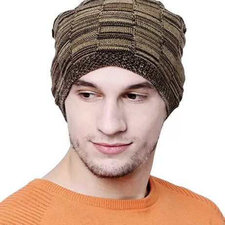 Pack of 2 - Winter Warm Velvet Woolen Cap For Men/Boys - Oshi.pk - Buy & Sell Online
