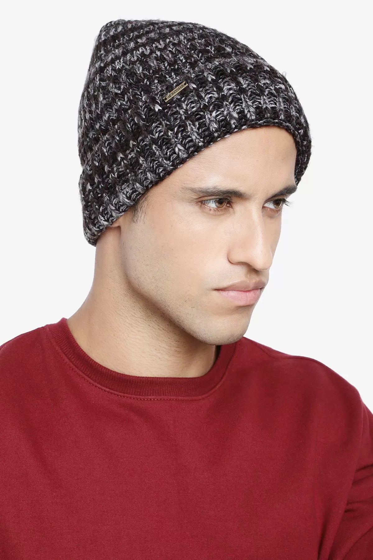 Pack of 2 - Winter Warm Velvet Woolen Cap For Men/Boys - Oshi.pk - Buy & Sell Online