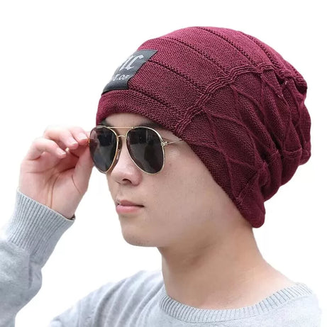 Pack of 2 - Winter Warm Woolen Cap For Men/Boys - Oshi.pk - Buy & Sell Online