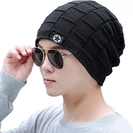 Pack of 2 - Winter Warm Woolen Cap For Men/Boys - Oshi.pk - Buy & Sell Online