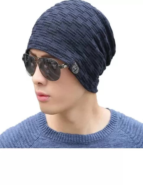 Pack of 2 - Winter Warm Woolen Cap For Men/Boys - Oshi.pk - Buy & Sell Online