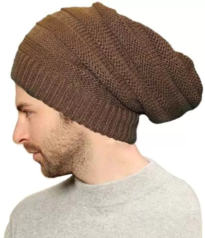 Pack of 2 - Winter Warm Woolen Stylish Beanie Cap For Men/Boys - Oshi.pk - Buy & Sell Online