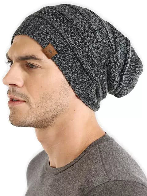 Pack of 2 - Winter Warm Woolen Stylish Beanie Cap For Men/Boys - Oshi.pk - Buy & Sell Online