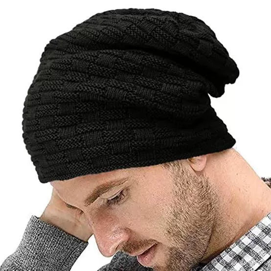 Pack of 2 - Winter Warm Woolen Stylish Beanie Cap For Men/Boys - Oshi.pk - Buy & Sell Online