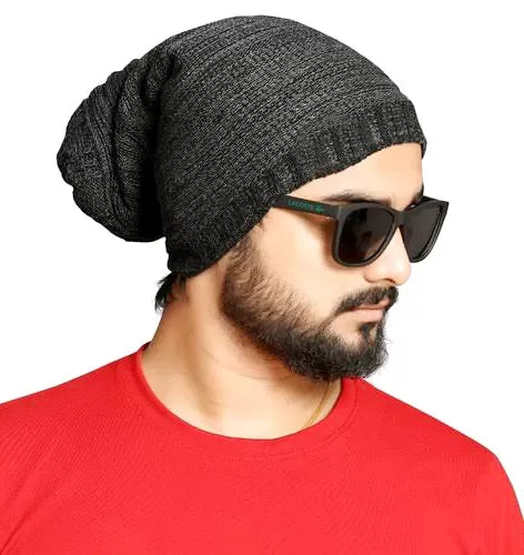 Pack of 2 - Winter Warm Woolen Stylish Beanie Cap For Men/Boys - Oshi.pk - Buy & Sell Online