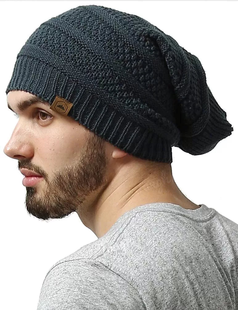 Pack of 2 - Winter Warm Woolen Stylish Beanie Cap For Men/Boys - Oshi.pk - Buy & Sell Online