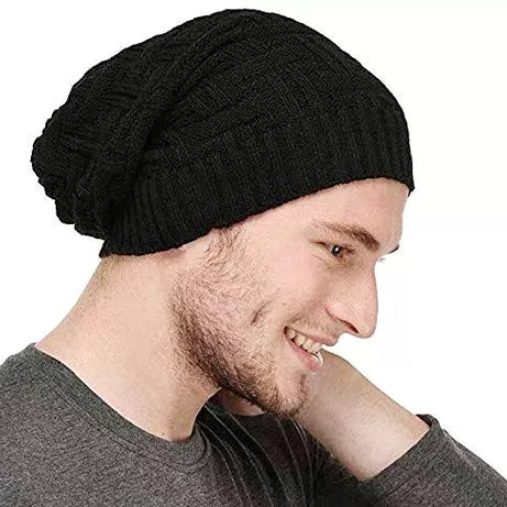 Pack of 2 - Winter Warm Woolen Stylish Beanie Cap For Men/Boys - Oshi.pk - Buy & Sell Online