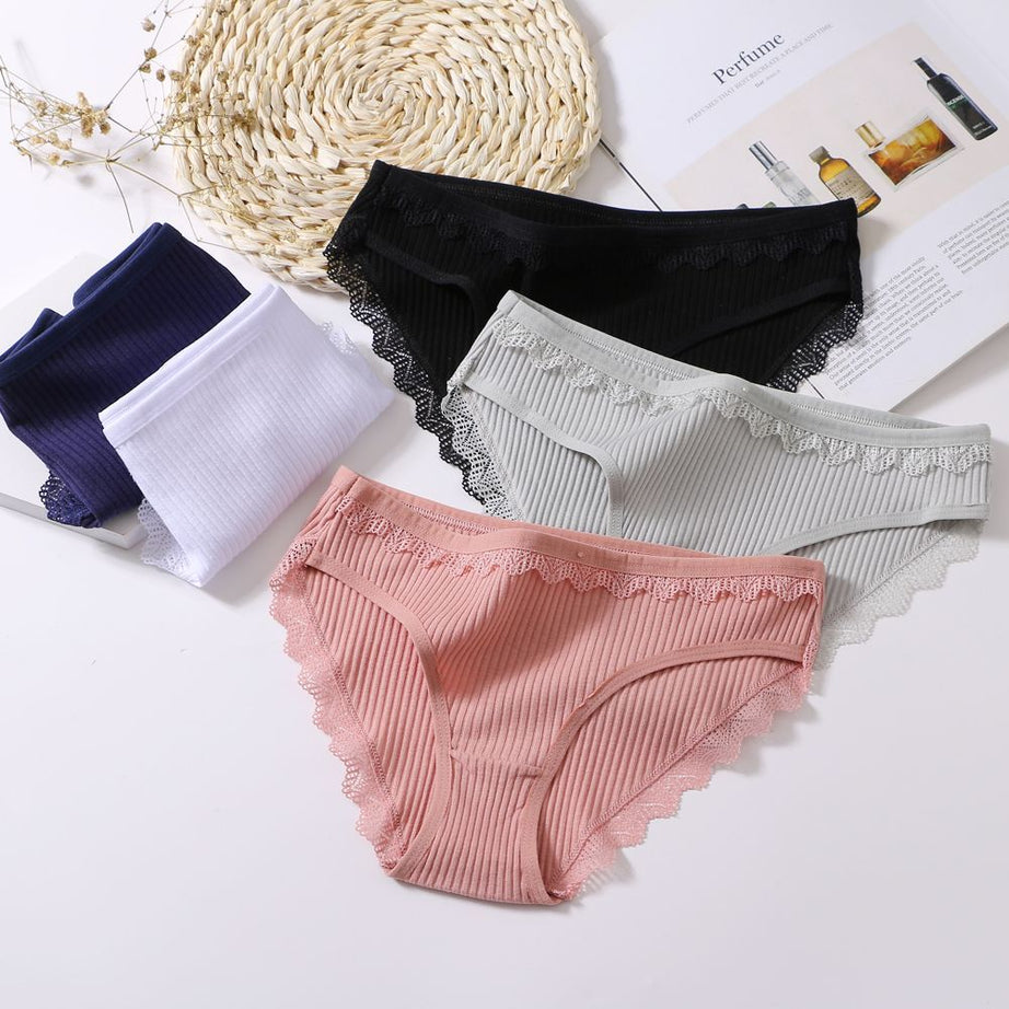 Pack of 2- Imported Best Quality Lace Trim Panties for Women/Girls - Oshi.pk - Buy & Sell Online
