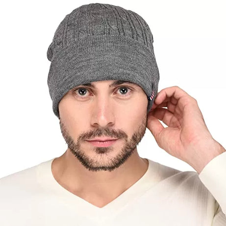 Pack of 2 – Imported Winter Warm Velvet Folding Woolen Cap For Men/Boys - Oshi.pk - Buy & Sell Online