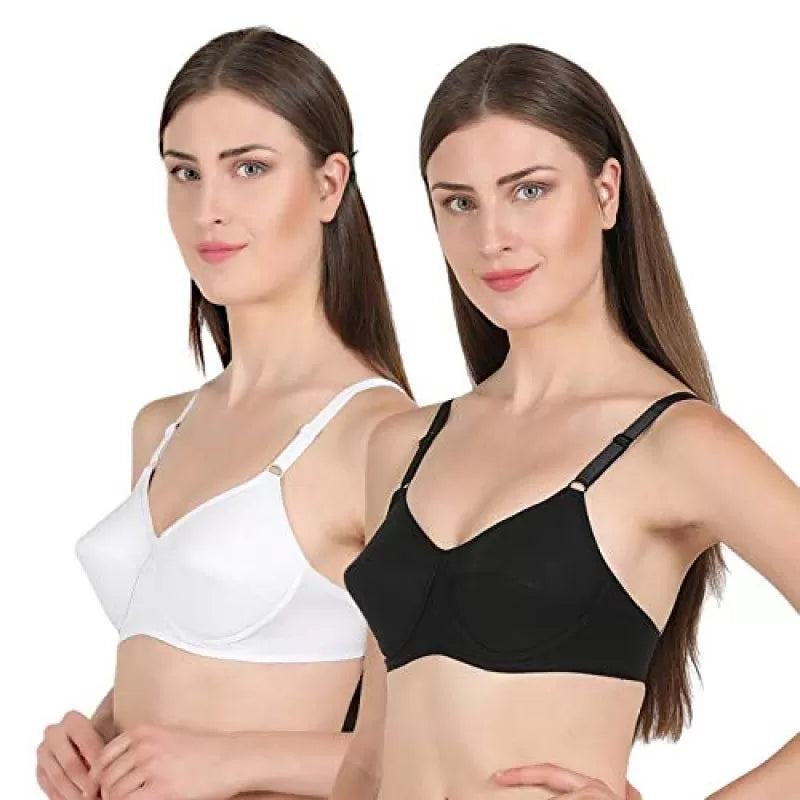 Pack of 2 –Best Quality Cotton Non Padded Bras for Women - Oshi.pk - Buy & Sell Online