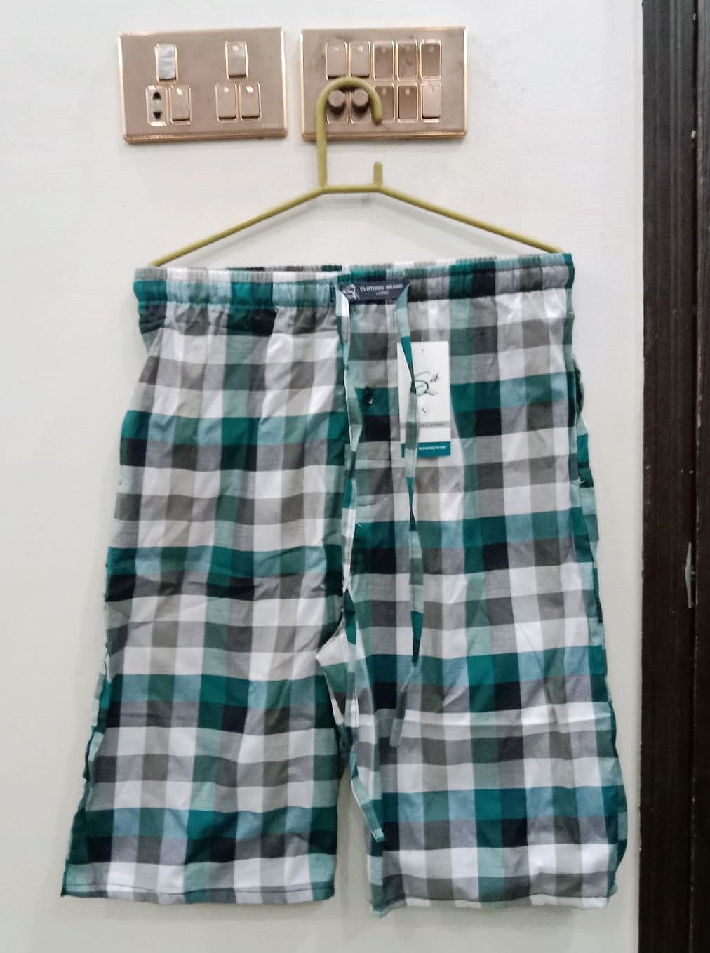 Pack of 2 -Checkered 3 Quarter for Men/Boys - Oshi.pk - Buy & Sell Online