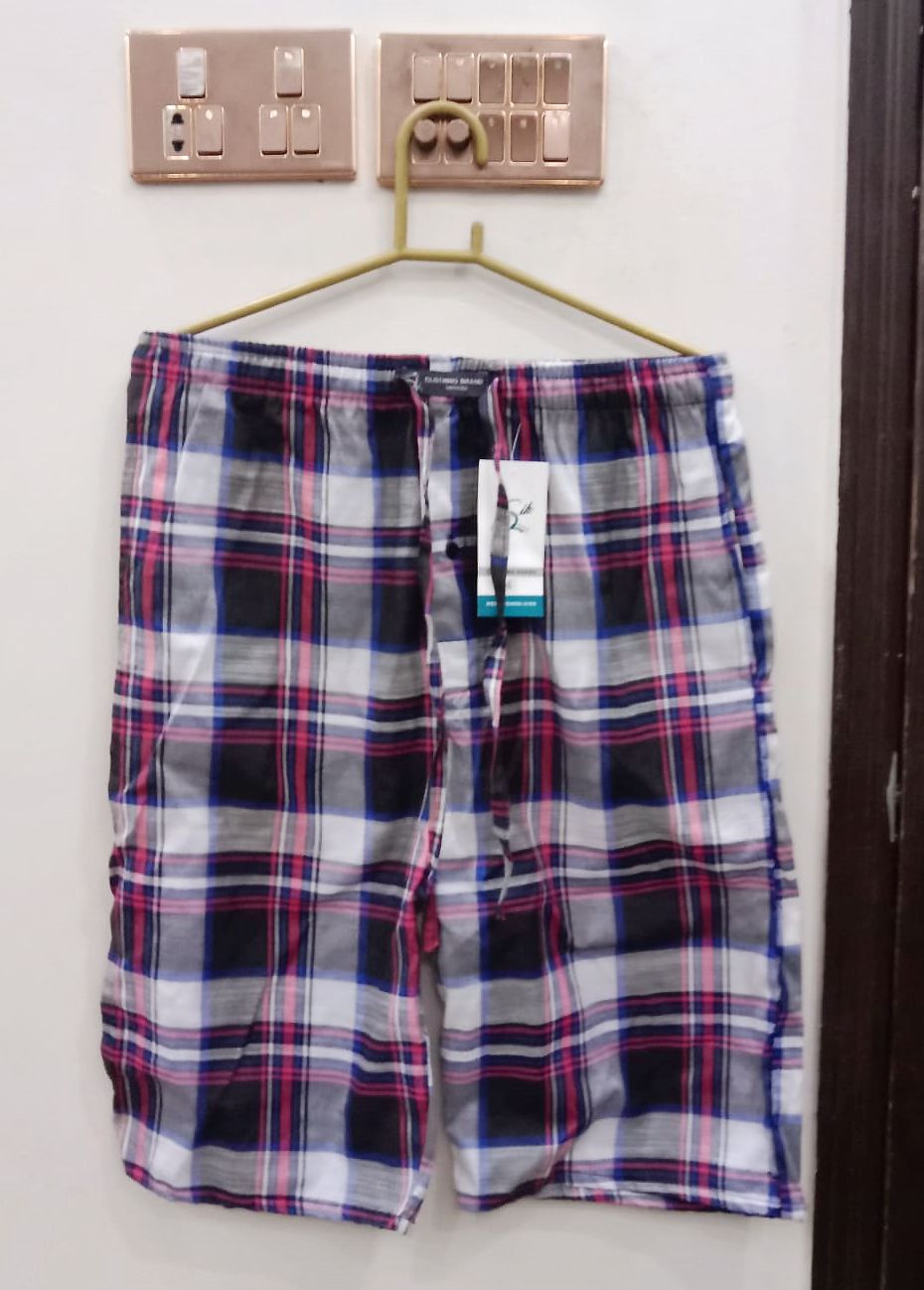Pack of 2 -Checkered 3 Quarter for Men/Boys - Oshi.pk - Buy & Sell Online
