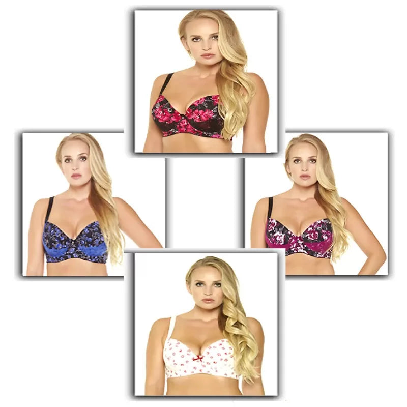 Pack of 2 –Imported Best Quality Cotton Printed Non Padded Bras for Women/Girls - Oshi.pk - Buy & Sell Online