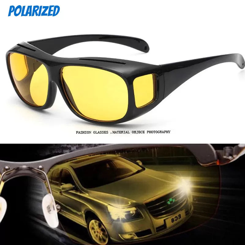 Pack Of 2 HD Night & Day Vision Glasses Clear View for Driving & Other Activities - Unisex - Oshi.pk - Buy & Sell Online