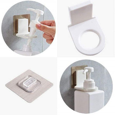 Pack Of 2 Pc Shampoo & Sanitizer Adhesive Sticky Holder - Oshi.pk - Buy & Sell Online