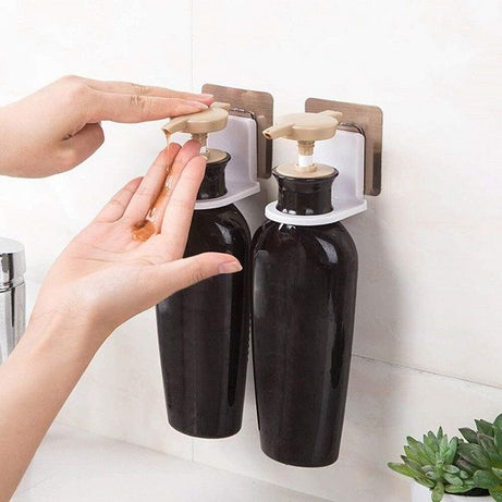 Pack Of 2 Pc Shampoo & Sanitizer Adhesive Sticky Holder - Oshi.pk - Buy & Sell Online