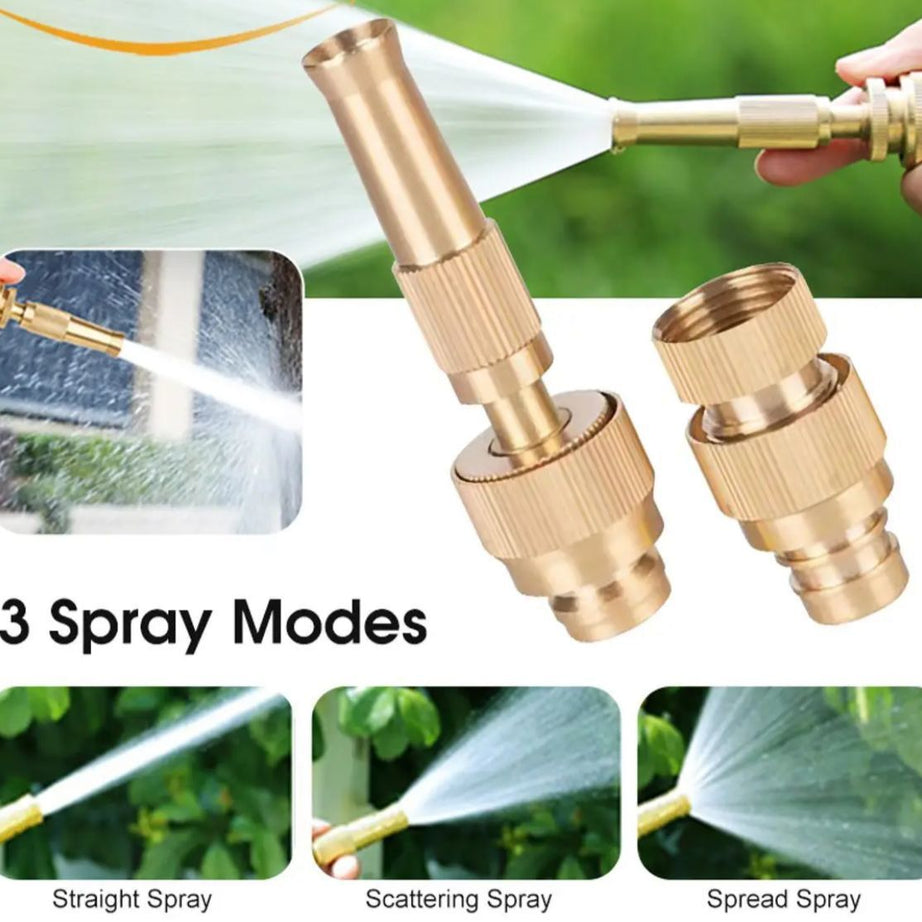 Pack of 2 Portable Water Sprayer Nozzle Adjustable High Pressure Car Washing Garden Hose Sprinkler System Car Wash Watering Water Spray Nozzle - Oshi.pk - Buy & Sell Online