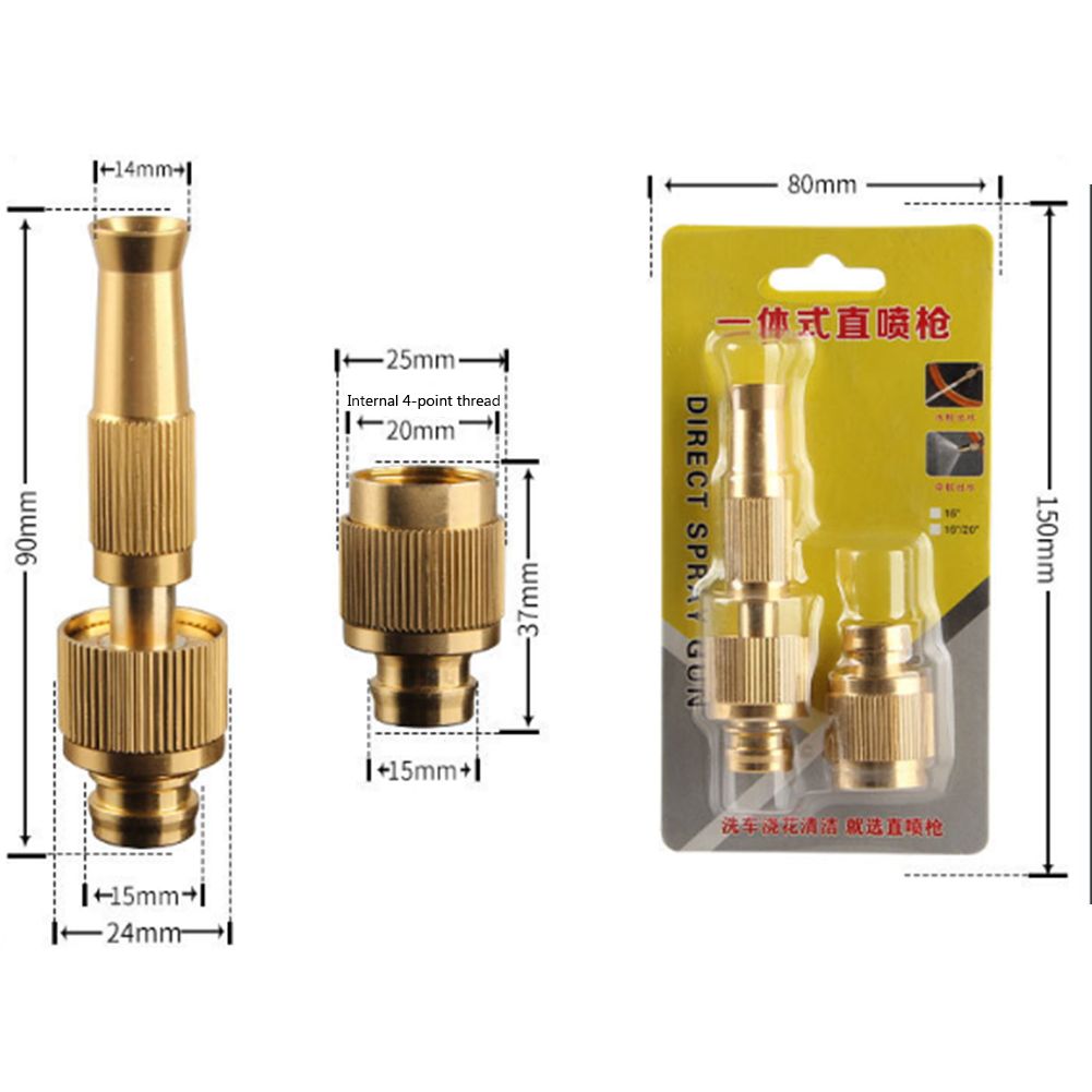 Pack of 2 Portable Water Sprayer Nozzle Adjustable High Pressure Car Washing Garden Hose Sprinkler System Car Wash Watering Water Spray Nozzle - Oshi.pk - Buy & Sell Online