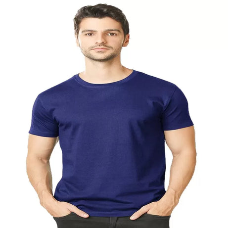 Pack of 3 - Best Quality Plain Short Sleeve Round Neck Basic T-shirt for Men/Boys - Oshi.pk - Buy & Sell Online