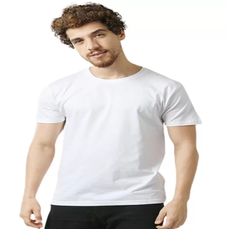 Pack of 3 - Best Quality Plain Short Sleeve Round Neck Basic T-shirt for Men/Boys - Oshi.pk - Buy & Sell Online