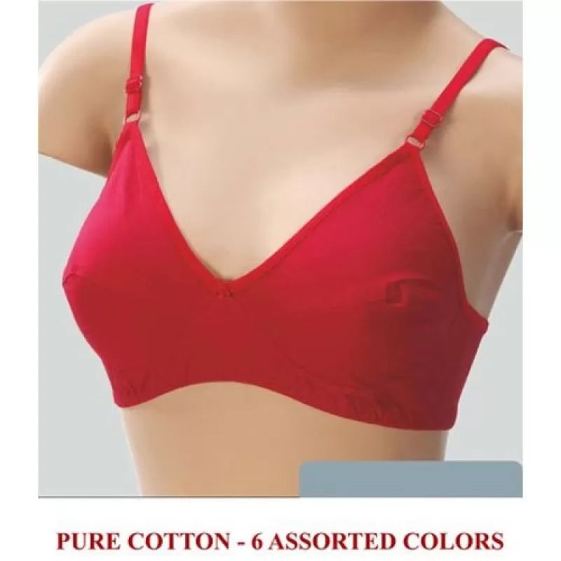 Pack of 3 - Cotton Non Padded Bras for Women/Girls - Oshi.pk - Buy & Sell Online