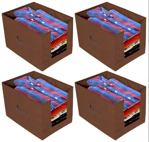 pack of 3 - Shirt Stacker, Shirt Stacker Organizer, Shirt Stacker Front open Window Organzier, Shirt Stacker Organizer Designer for Wadrobe - Oshi.pk - Buy & Sell Online