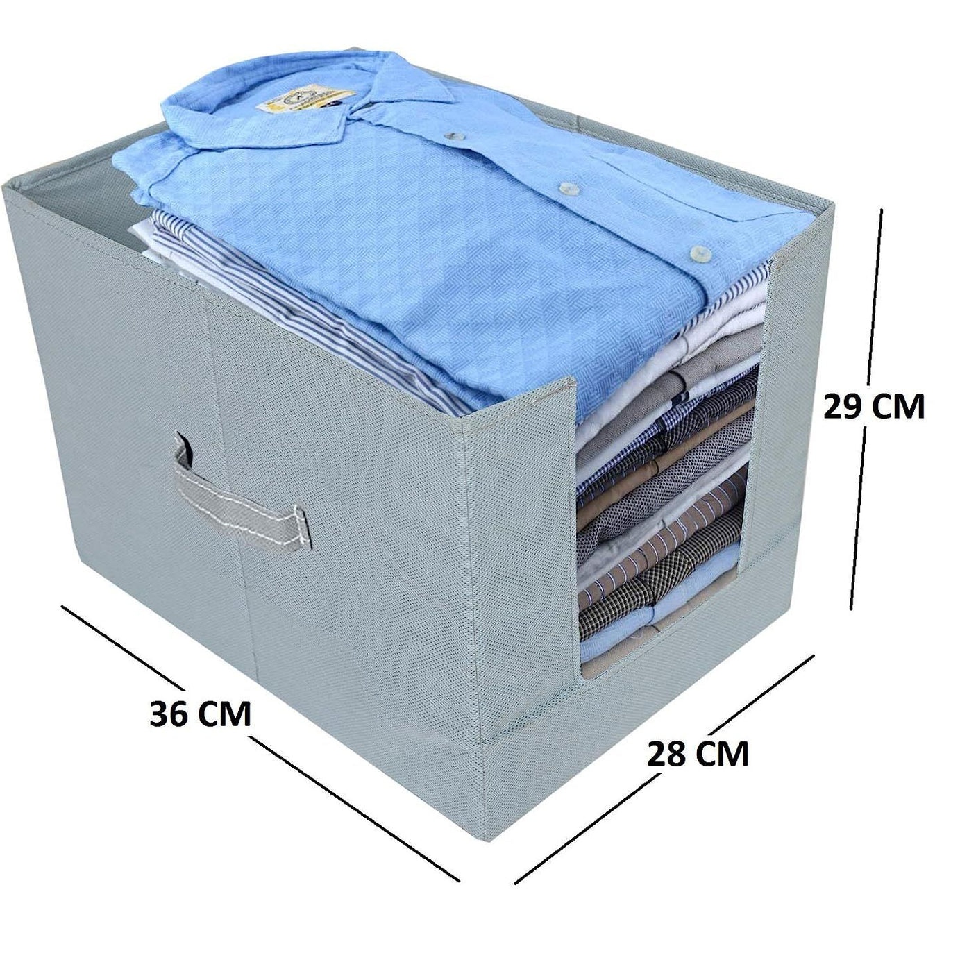 pack of 3 - Shirt Stacker, Shirt Stacker Organizer, Shirt Stacker Front open Window Organzier, Shirt Stacker Organizer Designer for Wadrobe - Oshi.pk - Buy & Sell Online