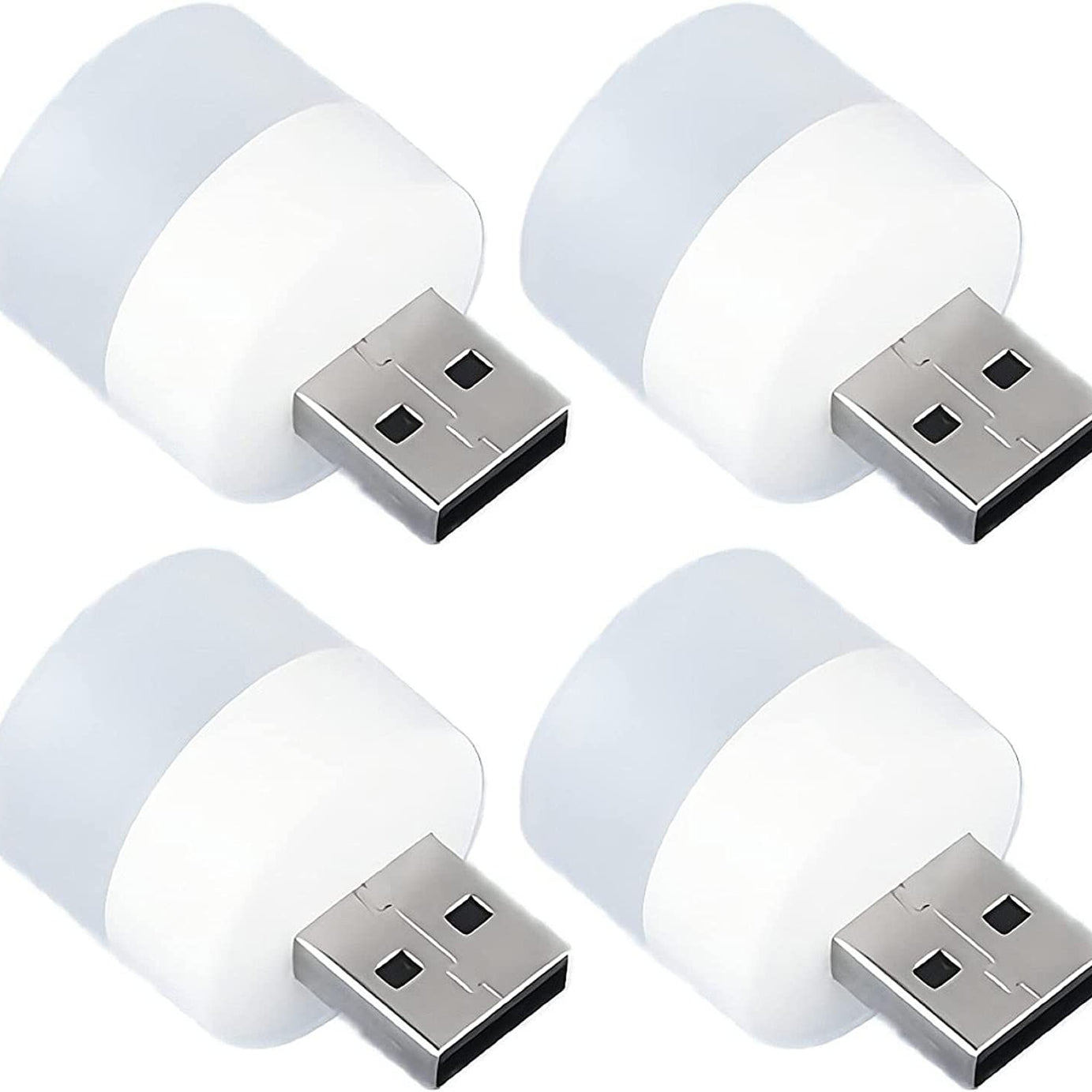 Pack of 3 - USB Plug Lamp Computer Mobile laptop lamp Power Charging Small Book Lamps LED Eye Protection Reading Light Small Round USB Night Lights - Oshi.pk - Buy & Sell Online