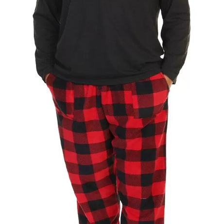 Pack of 3 -Best Quality Fleece Night Wear Checkered Pajama for Men/Boys - Oshi.pk - Buy & Sell Online