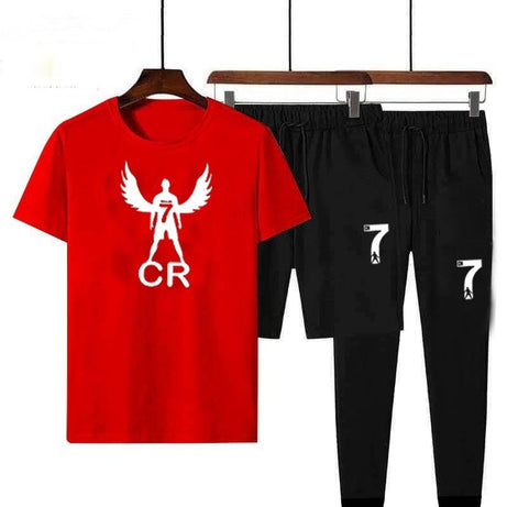 CR7 Pack 3 Tshirt +Short+Trouser For Men - Oshi.pk - Buy & Sell Online