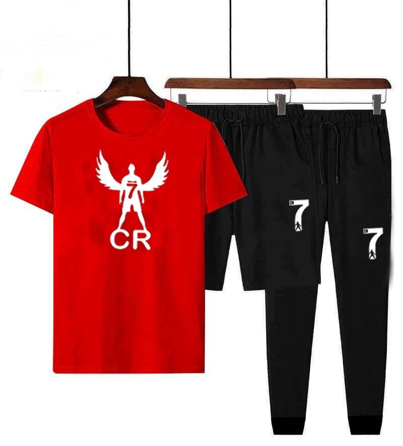 CR7 Pack 3 Tshirt +Short+Trouser For Men - Oshi.pk - Buy & Sell Online